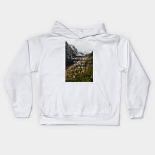 Climb the mountains Kids Hoodie